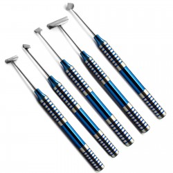 MEDSPO Dental Soft Brushing Kit PRF Tissue Flap Surgery Instruments Set Of 5