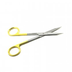 MEDSPO Medical Dental Surgical Goldman Fox Straight Scissors TC Surgery Suture Tissue Trimming Shears
