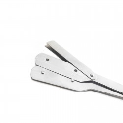 MEDSPO Professional Black And Silver Barber Straight Beard Shaving Razor Sharps Cutting Tools