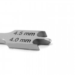 MEDSPO Orthodontics Bracket Height Gauge .18mm Measuring Dental Tooth Braces Gauge
