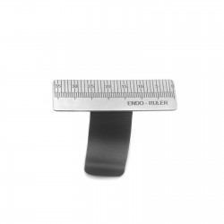 MEDSPO Dental Finger Ruler Endo Gauge Measure Scale Endodontic Ring Gauge 