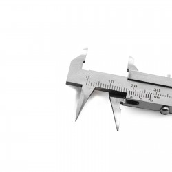 MEDSPO Dental Barren Duck Caliper Double Head Tooth Measuring Dentist Bracket Lab Instruments
