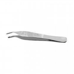 MEDSPO Adson Brown Tweezers Curved  Thumb Forceps Micro Tissue Dressing Surgical Forceps Dental Tool