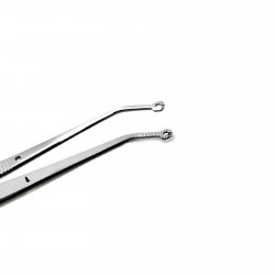 MEDSPO Dental Corn Suture Tweezers Soft Tissue Holding Suturing Dental Surgical Forceps 