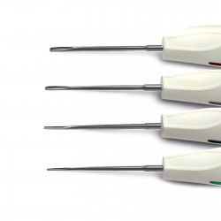 MEDSPO Dental Plastic Handle Elevator Tooth Loosening Extracting Oral Surgery Tools Set Of 8