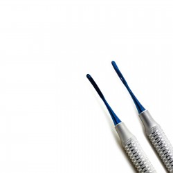 MEDSPO  Dental Periotome Tooth Extraction Periodontal PPAEL & PPAELA Set of 2 Implants Ligament Tip Blue Coated Dentistry Tools