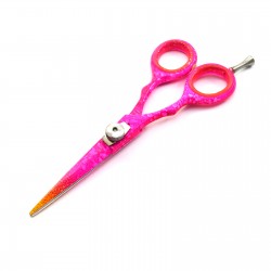 MEDSPO Professional Barber Hair Cutting Shears Hairdressing Salon Scissors 5.5" Pink Color