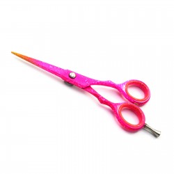 MEDSPO Professional Barber Hair Cutting Shears Hairdressing Salon Scissors 5.5" Pink Color
