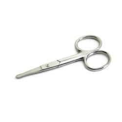 MEDSPO Nasal Nose Hair Scissors Size 3.5'' Round Ends Manicure Cuticle Nail Scissors Stainless Steel Instruments