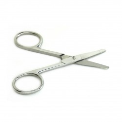 MEDSPO Nasal Nose Hair Scissors Size 3.5'' Round Ends Manicure Cuticle Nail Scissors Stainless Steel Instruments