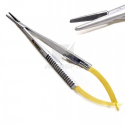 MEDSPO Castroviejo Needle Holder TC Tissue Forceps 14 cm Microsurgery Surgical Suturing Instruments