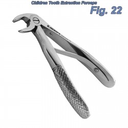 Dental Tooth Extraction Forceps Surgical Pedo Kids Fig-22 For Lower Molars Tools