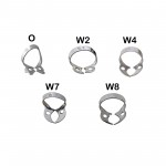 Orthodontic Rubber Dam Wingless Clamps Set of 5 Dentist Rubber Dam Retention Clamps 