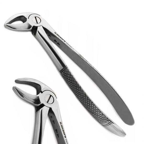 Dentist hand instruments tooth extraction Surgical forceps for mandible Fig. 33