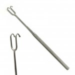 Fomon Retractor Double Prong Ball Head ENT Rhinoplasty Surgical Instrument