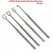 Fomon Retractor Ball End Double & Single Prong Hook ENT Surgical Instruments Kit 