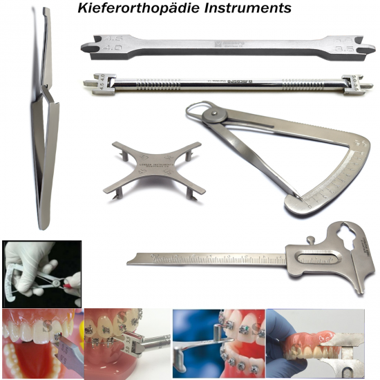 Orthodontic Instruments, Height Gauge, Bracket Band Seater, Caliper, Vernier Caliper