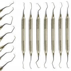 Dental Gracey Curettes Surgical Periodontal Root Planing Scaling Scaler Set Of 7