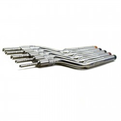 Osteotomes Sinus lift Concave Tip Curved Set of 5 Implant Dental Instruments