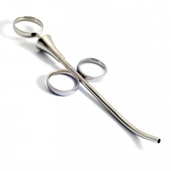 MEDSPO Bone Gragt Syringe Implant Dental Instruments Diameter Ring Handle Syringe Curved