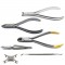 Orthodontist, wire bending pliers, orthodontic ligatures, cutter, marking cross, dentist