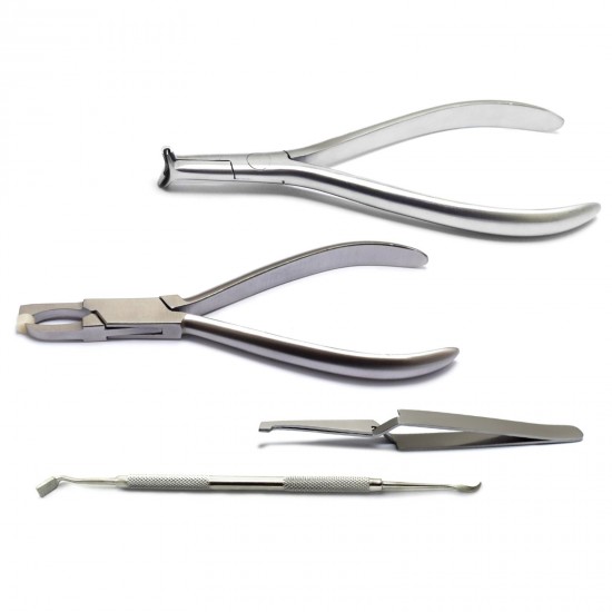 Orthodontics: Band Seater, Band Removing Pliers, Band Remover, Orthodontic Bracket Tweezers (Dental Technology)