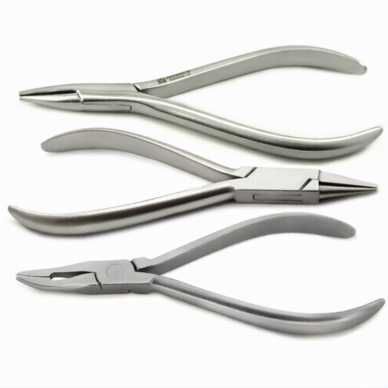 Orthodontic pliers , wire bending pliers , orthodontic loop bending pliers, contour pliers X3