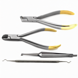 Orthodontic distal end cutter bracket tweezers side cutter orthodontics