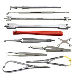 Orthodontist, band clamp, height gauge, needle holder, bracket forceps , orthodontics