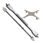 3-piece orthodontic bracket measuring device, band setter, Hohenmesser braces