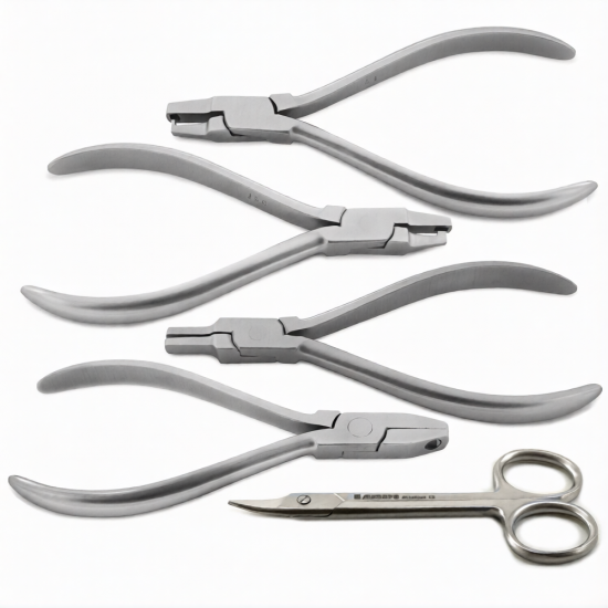 Orthodontics Clear Aligner Pliers Set Hole Punch Dental Technology Orthodontic Pliers