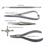 KFO Weingart pliers needle holder height gauge clamping tweezers orthodontics the dental
