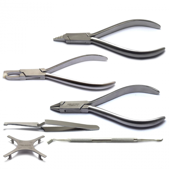 Orthodontic Wire Bending Pliers, Band Removing Pliers, Wire Bending Pliers, Band Seater (Dental Technology)