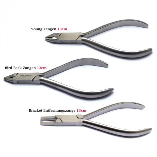Orthodontic Pliers: Loop Bending, Wire & Ligature, Bracket Remover Pliers (Dental Technology)