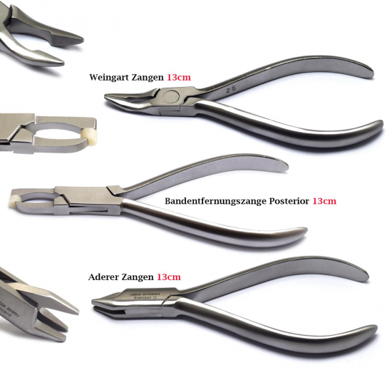 Orthodontic Wire Bending Pliers, Weingart Pliers, Band Removing Pliers, Orthodontic Pliers