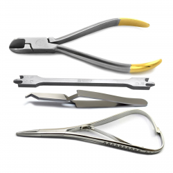 Orthodontics: Ligature Cutter, Band Seater, Bracket Height Gauge, Mathieu Needle Holder, Bracket Tweezers