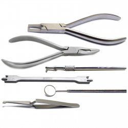 Dentist Bracket Tweezers, Weingart Pliers, Bracket Remover Pliers, Mouth Mirror, Orthodontic Instruments