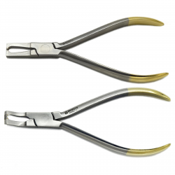 Orthodontic bracket removal pliers, orthodontic forceps, dental pliers