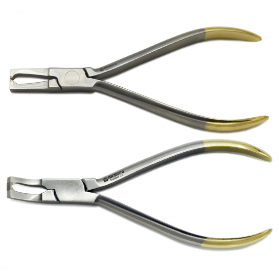 Orthodontic bracket removal pliers, orthodontic forceps, dental pliers