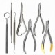 Orthodontic distal cutter wire bending pliers e ligatures concealer KFO X7