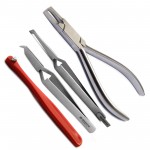 Orthodontic bracket removal pliers , clamping forceps, band setter, orthodontic dental