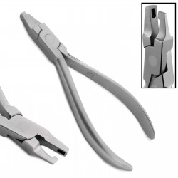 Orthodontic retainer invisible vertical thermal clamp aligner instruments