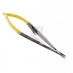 MEDSPO Castroviejo Needle Holder TC Tissue Forceps 14 cm Microsurgery Surgical Suturing Instruments