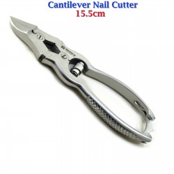MEDSPO Cantilever Toe Nail Clipper Cutter 15.5 cm Heavy Duty Double Action ingrown Podiatry Nipper