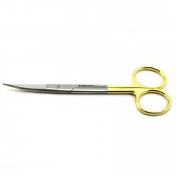 MEDSPO Goldman Fox Scissors curved TC Dental surgical Micro shears Dental