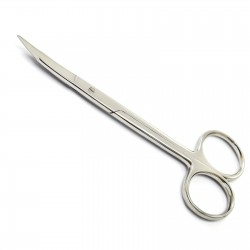 MEDSPO Dental Surgical Goldman Fox Scissor Curved Gum Tissue Scissors Stainless Steel 13 cm