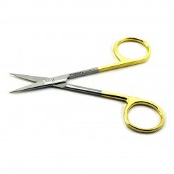 MEDSPO Professional TC Iris Scissor Straight TC Sutures Cutting iris Scissor Surgical Medical Operating Scissor