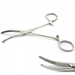 MEDSPO Dental Kelly Forceps Curved 5.5'' Surgical Hemostat Clamp Artery Pliers Tooth 