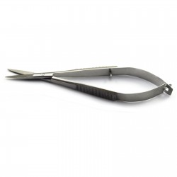 MEDSPO Surgical Spring Scissors Microsurgery Noyes Shears Straight 11.5cm Ophthalmology
