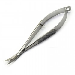 MEDSPO Surgical Micro Noyes Scissor Straight Spring Action Ophthalmic Dental Lab Tools